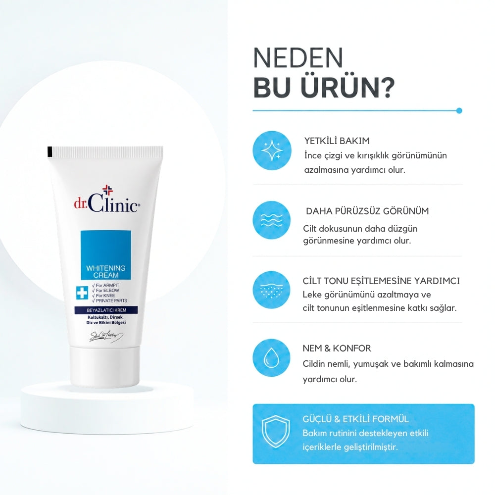 Vücut Beyazlatıcı Krem 50 ml