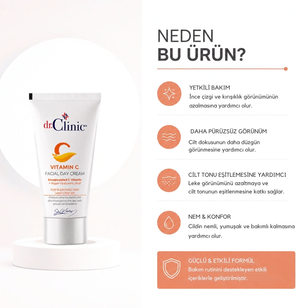 Lekeli Ciltler C Vitamini Kremi 50 ml