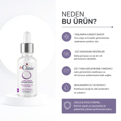 Yoğun Kolajenli Cilt Sıkılaştırıcı Serum 30 ml.