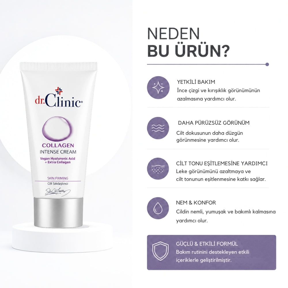 Yoğun Kolajenli Cilt Sıkılaştırıcı Krem 50 ml.