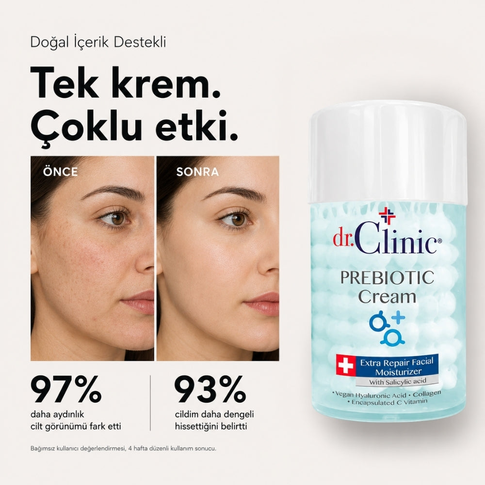 Prebiyotik Bakım Kremi Salisilik Asit ile Extra Onarım 100 ml