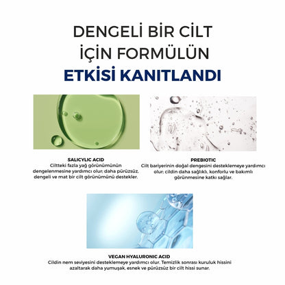 Prebiyotik Yüz Yıkama Jeli 250 ml (Sivilce Eğilimli Ciltler)