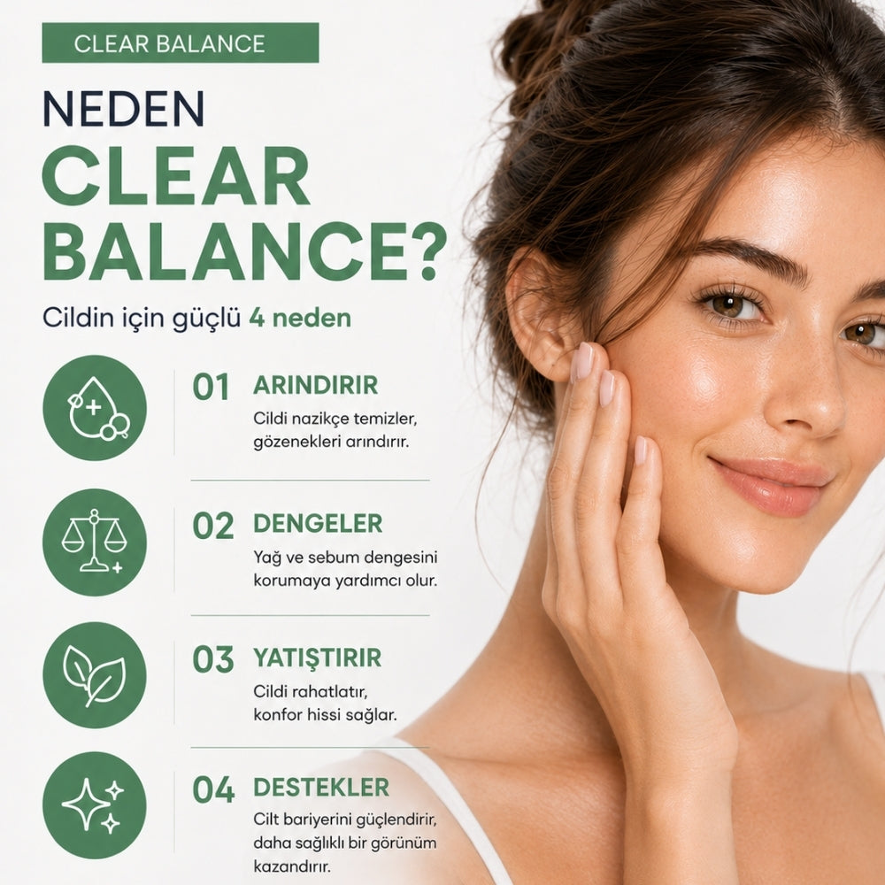 Prebiotic Yüz Temizleme Köpüğü Clear Balance 160 ml