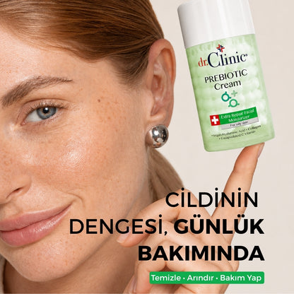 Prebiyotik Bakım Kremi Yağlı Ciltler Green 100 ml