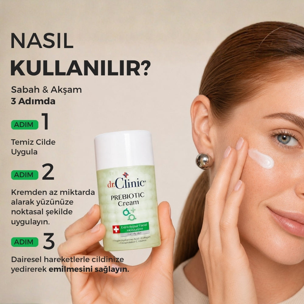 Prebiyotik Bakım Kremi Yağlı Ciltler Green 100 ml