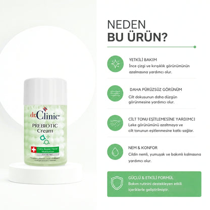 Prebiyotik Bakım Kremi Yağlı Ciltler Green 100 ml