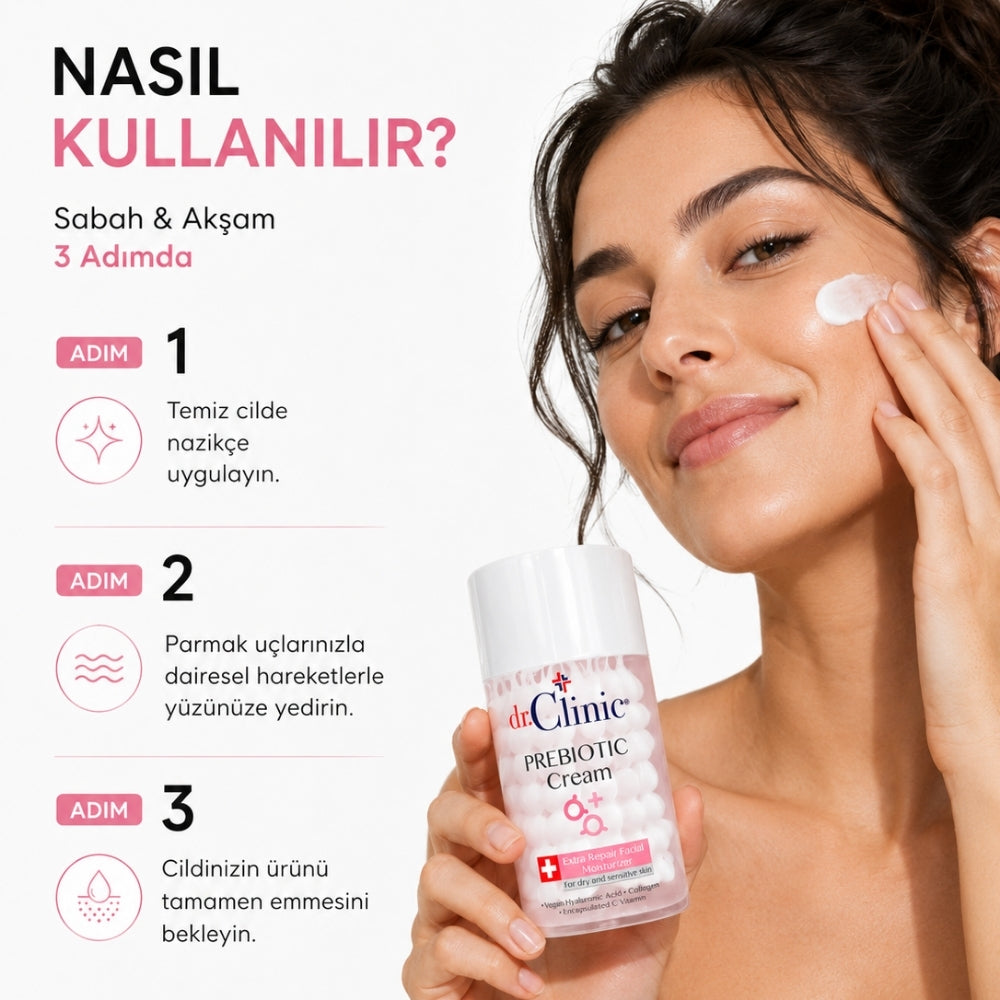 Prebiyotik Bakım Kremi Kuru ve Hassas Ciltler Pink 100 ml