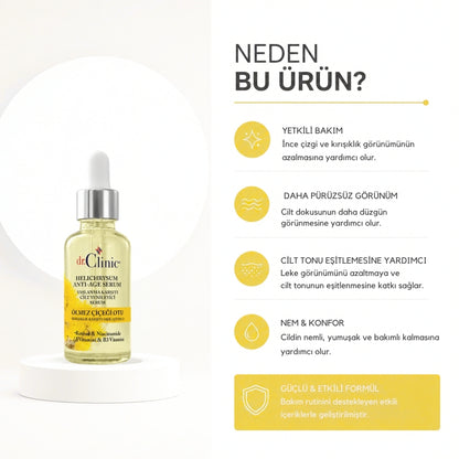 Ölmez Çiçeği Otu Helichrysum Cilt Yenileyici Serum 30 ml